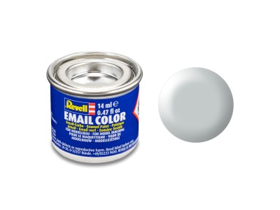 REVELL ENAMEL 32371 LIGHT GREY [SEMI-GLOSS] 14ml (RAL7035) 