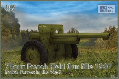 IBG 35057 1:35 75mm French Field Gun Mle 1897 Polish Forces