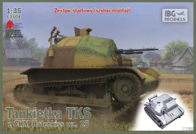 IBG E3504 1:35 TANKIETKA TKS SZYBKI MONTAŻ