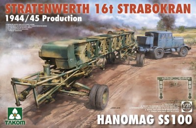 TAKOM 2124 1:35 Stratenwerth 16T Strabokran 1944/45 Production & Hanomag SS100 
