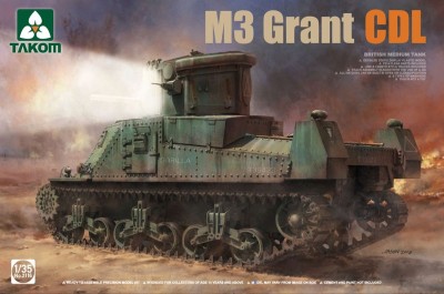 TAKOM 2116 1:35 BRITISH MEDIUM TANK M3 GRANT CDL