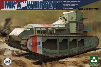 TAKOM 2025 1:35 Whippet Mk A WWI medium tank