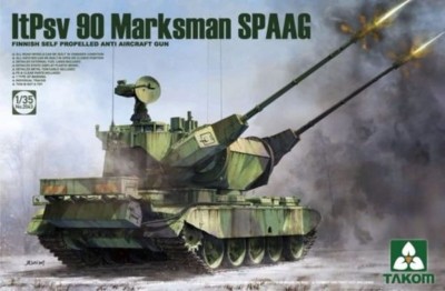 TAKOM 2043 1:35 Finnish Self Propelled Anti Aircraft Gun ltPsv 90 Marksman SPAAG