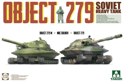 TAKOM 5005 1:72 Soviet Heavy Tank Object 279 Object 279M + NBC Soldier + Object 279