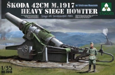 TAKOM 2018 1:35 SKODA 42CM M.1917 HEAVY SIEGE HOWITZER