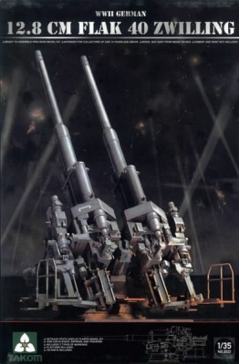 TAKOM 2023 1:35 German 12,8 cm Flak 40 Zwilling
