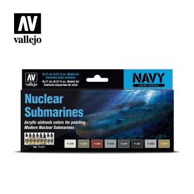 VALLEJO 71611 Nuclear Submarines [PAINT SET]