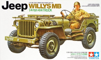 TAMIYA 35219 1:35 US Jeep Willys MB 1/4 Ton Truck