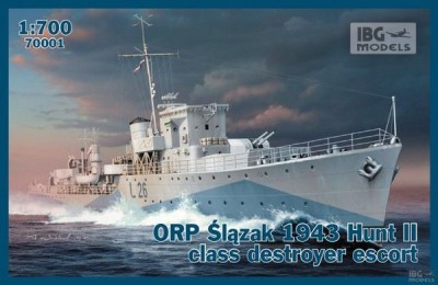 IBG 70001 1:700 ORP Ślązak 1943 [Hunt II class destroyer escort]