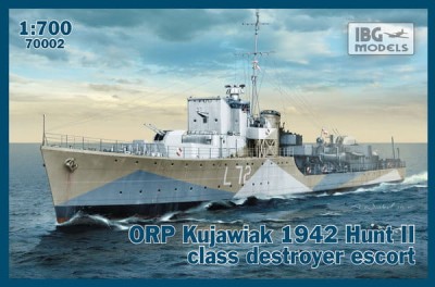 IBG 70002 1:700 ORP Kujawiak 1942 [Hunt II class destroyer escort]