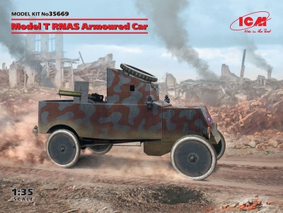 ICM 35669 1:35 Model T RNAS Armoured Car