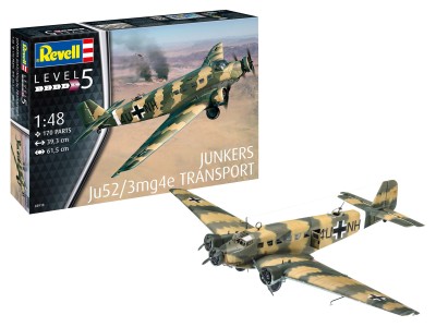 REVELL 03918 1:48 JUNKERS JU52/3M TRANSPORT