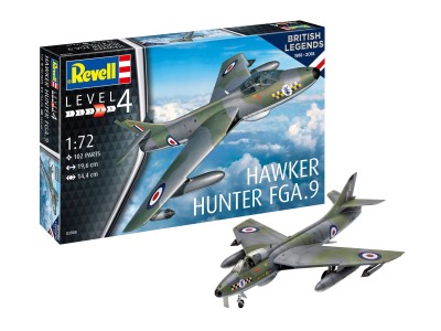 REVELL 03908 1:72 HAWKER HUNTER FGA 9
