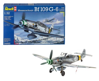 REVELL 04665 1:32 Messerschmitt Bf109 G-6 Late and early version