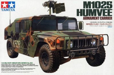 TAMIYA 35263 1:35 U.S. M1025 Humvee Armament Carrier