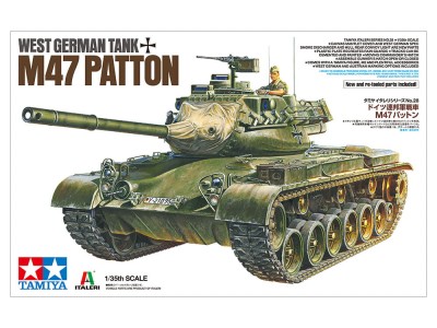 TAMIYA 37028 1:35 WEST GERMANY TANK M47 PATON