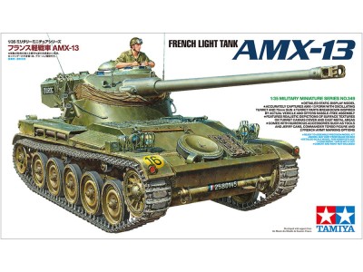 TAMIYA 35349 1:35 FRENCH LIGHT TANK AMX-13
