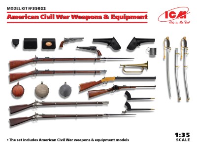 ICM 35022 1:35 American Civil War Weapons & Equipment