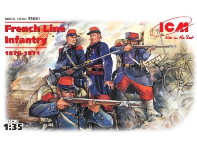 ICM 35061 1:35 French Line Infantry (1870-1871) (4 figures)