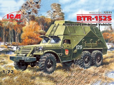 ICM 72511 1:72 BTR-152S, Armoured Command Vehicle
