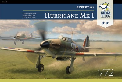 ARMA HOBBY 70019 1:72 HURRICANE MKI Expert Set Hurricane Mk I Expert Set 