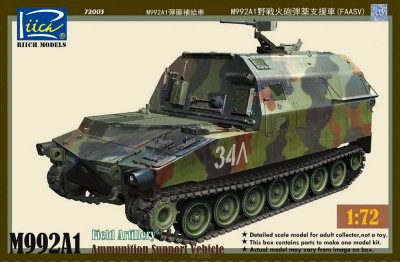 RIICH 72003 1:72 M992A1 Field Artillery Ammunition Support Vehicle