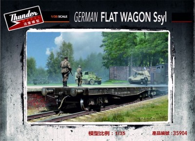 THUNDER MODEL 1:35 35904 German Flat Wagon Ssyl