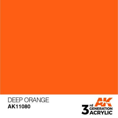 AK 11080 3GA DEEP ORANGE (INTENSE) 17ml