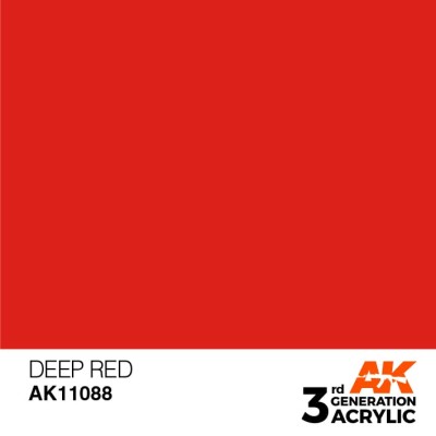 AK 11088 3GA DEEP RED (INTENSE) 17ml