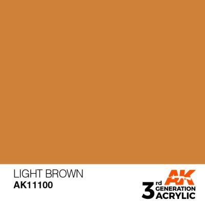 AK 11100 3GA LIGHT BROWN (STANDARD) 17ml