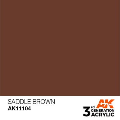 AK 11104 3GA SADDLE BROWN (STANDARD) 17ml