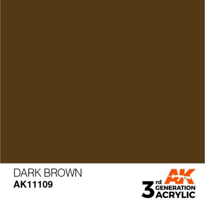 AK 11109 3GA DARK BROWN (STANDARD) 17ml