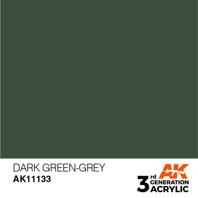 AK 11133 3GA DARK GREEN-GREY (STANDARD) 17ml