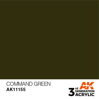 AK 11155 3GA COMMAND GREEN (STANDARD) 17ml