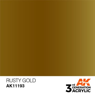 AK 11193 3GA RUSTY GOLD (METALLIC) 17ml