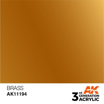 AK 11194 3GA BRASS (METALLIC) 17ml