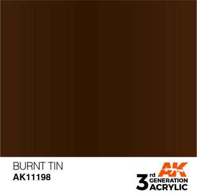 AK 11198 3GA BURNT TIN (METALLIC) 17ml