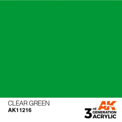 AK 11216 3GA CLEAR GREEN 17ml