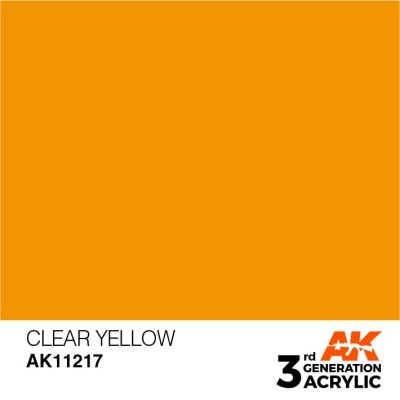 AK 11217 3GA CLEAR YELLOW 17ml