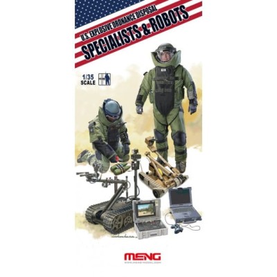 MENG HS003 1:35 U.S. Explosive Ordnance Disposal Specialists & Robots