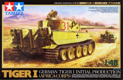 TAMIYA 32529 1:48 German Tiger I Initial Production