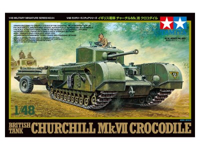 TAMIYA 32594 1:48 British Tank Churchill Mk.VII - Crocodile