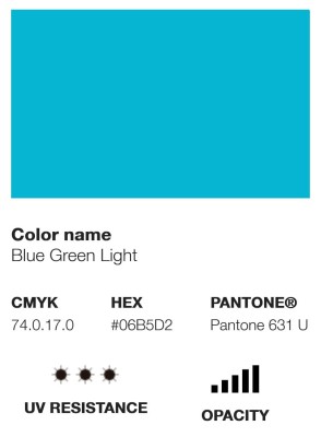 MTN Water Based 300 Spray RV-342 Blue Green Light 300ml 