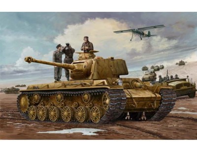 TRUMPETER 00366 1:35 German Pz.Kpfm KV-1 756(r) Tank 