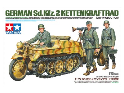 TAMIYA 35377 1:35 German Sd.Kfz.2 Kettenkraftrad (Mid-Production)