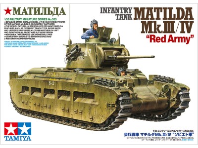 TAMIYA 35355 1:35 Infantry Tank Matilda Mk.III/IV "Red Army"