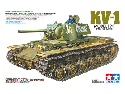 TAMIYA 35372 1:35 KV-1 1941 EARLY