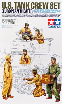 TAMIYA 35347 1:35 US TANK CREW EUROPEAN THEATER