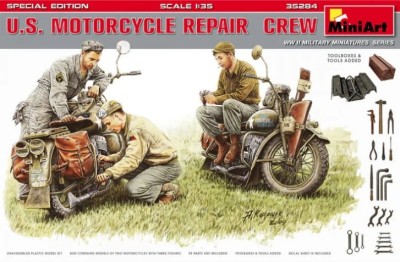 MINIART 35284 1:35 U.S. Motocycle Repair Crew
