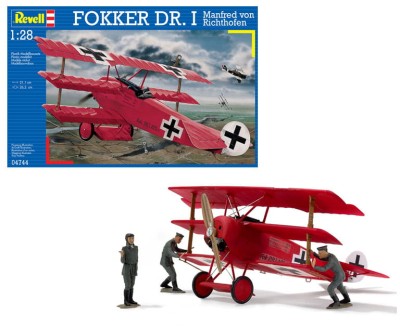 REVELL 04744 1:28 Fokker Dr.I Richthofen 